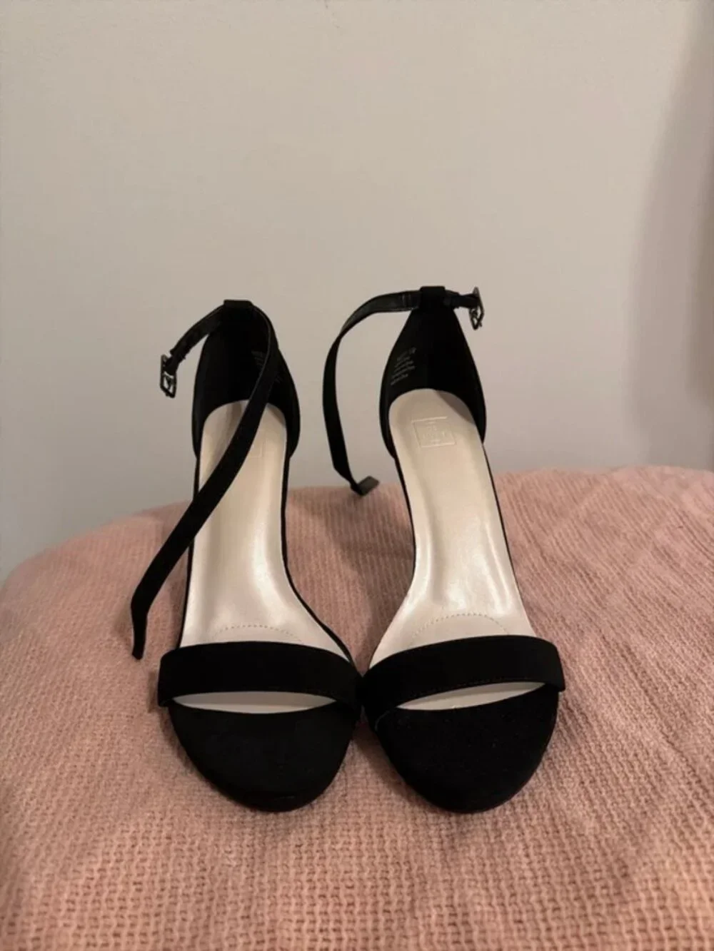 Black stiletto heels
